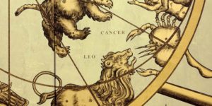 Christianson Lee Studios verre églomisé reverse gilded and painted glass murals for Queen Mary 2, detail