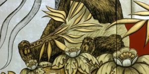 Eglomise Cunard Queen Mary 2 Murals Reverse Painting Glass 4