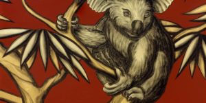 Eglomise Cunard Queen Mary 2 Murals Reverse Painting Glass 8