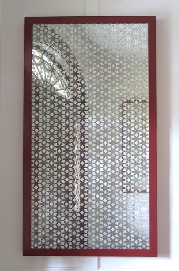 Christianson Lee Studios verre églomisé Foyer panel