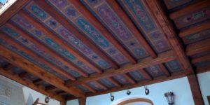 Christianson Lee Studios Foyer Dutch ceiling heraldic mural