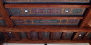 Christianson Lee Studios Foyer Dutch ceiling heraldic mural