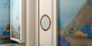 Christianson Lee Studios Child's Bathroom seascape mural
