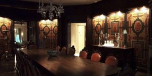 Murals Mongiardino Inspired Trompe Loeil Marbleized Dining Room Walls 1