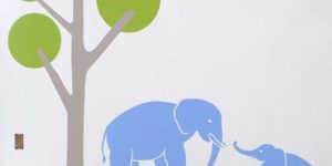 Christianson Lee Studios Child's Bedroom safari wall mural