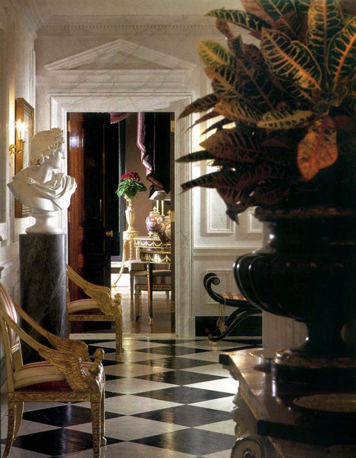 Christianson Lee Studios marbleized Foyer walls