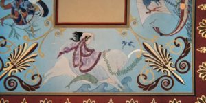 Murals Greek Inspired Europa Myth Dressing Room Ceiling Mural 3