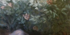 Christianson Lee Studios Dining Room landscape mural detail