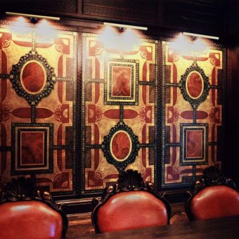 Murals Mongiardino Inspired Trompe Loeil Marbleized Dining Room Walls 3