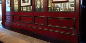 Painted Finishes Chinese Lacquerware Inspired Glazed Dining Room Walls Hilfiger Plaza Hotel 2
