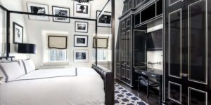 Painted Finishes Lining Details Cabinetry Guest Bedroom Hilfiger Plaza Hotel