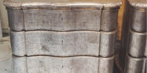 Gilding Furniture Silver Leaf Gilded Side Table 1