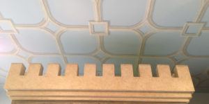 Murals Child Playroom Wall Ceiling Mural Trompe Loeil Faux Stone Trellis Painted Castle Playhouse 4