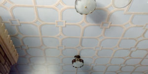 Murals Child Playroom Wall Ceiling Mural Trompe Loeil Faux Stone Trellis Painted Castle Playhouse 6
