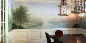 Murals West Point Hudson River Dining Room Walls John Douglas Eason 1