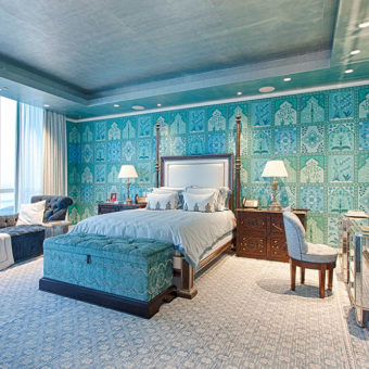 Custom Wallpaper Turkish Inspired Digital Master Bedroom Miami 1