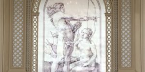 Reverse gilded glass Albrecht Durer