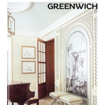 Christianson Lee Studios verre eglomise as seen in Greenwich Magazine