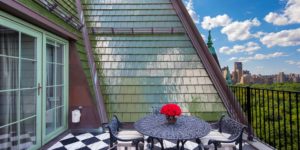 Painted Floor Diamond Checkerboard Terrace Tommy Hilfiger Plaza Hotel 2