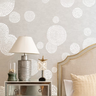 venetian-plaster-mosaic-inspired-bedroom-wall-mockup-circular-spirals