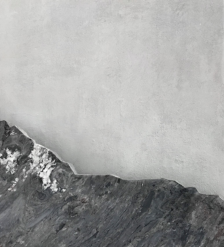 venetian plaster faux cement living room walls 3