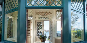 woodgraining faux bois limed oak turret doors 1