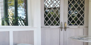 woodgraining faux bois limed oak turret doors 2