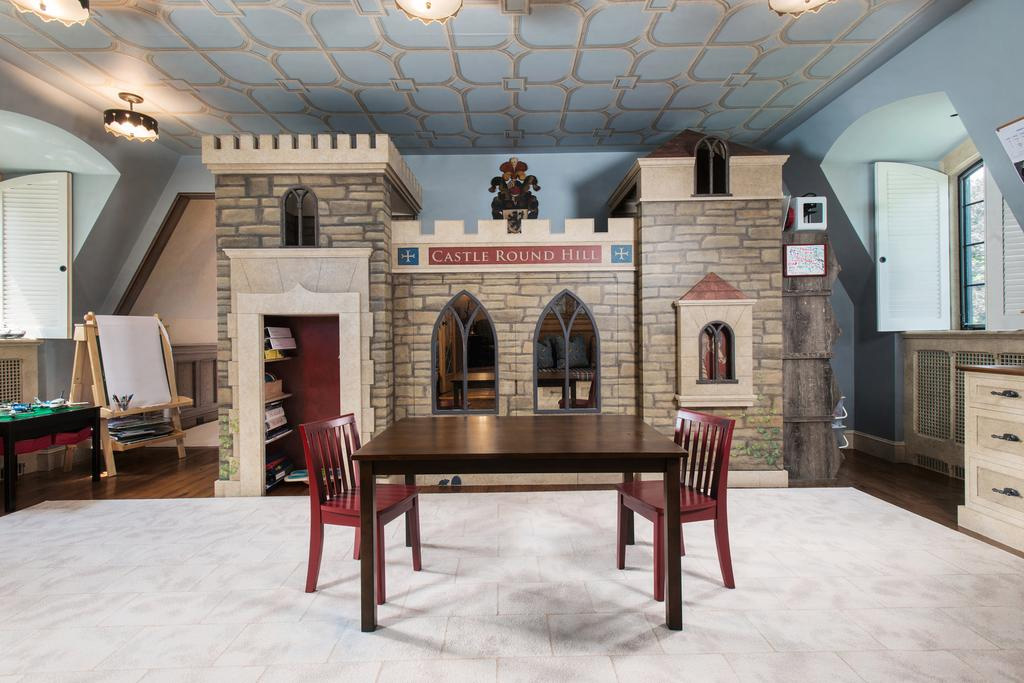 Tommy Hilfiger Playroom Castle Greenwich as seen in Vogue Living