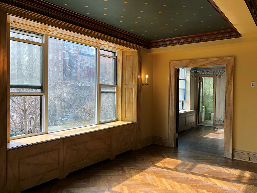 NYC living room decorative painting marble 1